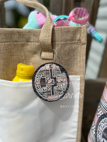 Blank Acrylic circle tag