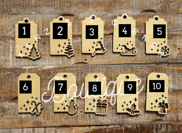 Blank Sublimation wood or acrylic cut out tags