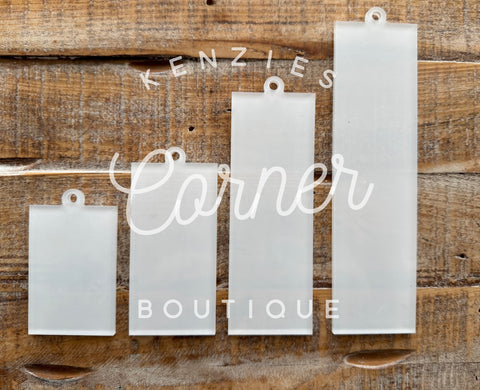 Blank Acrylic photo strip ornament MM