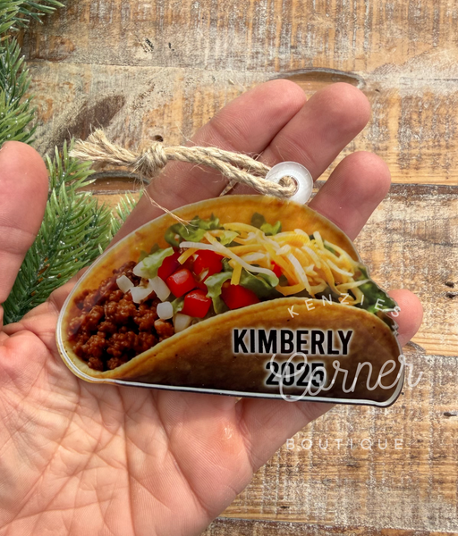 Blank Acrylic Food Ornaments