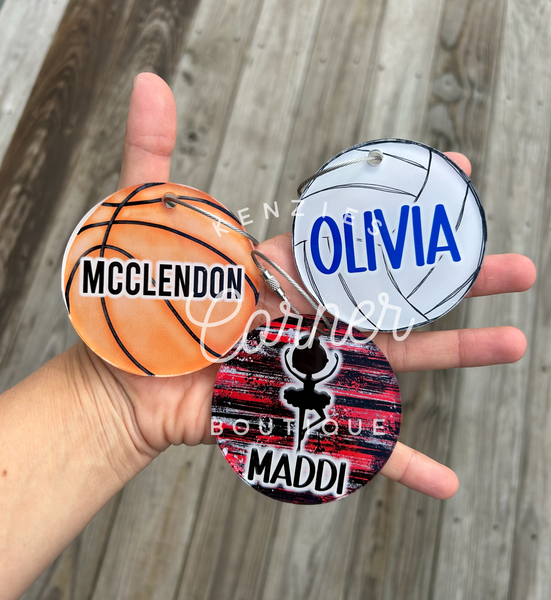 Blank Acrylic circle tag