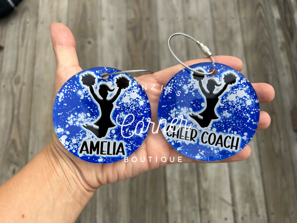 Blank Acrylic circle tag