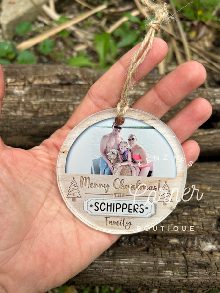 Blank Acrylic circle tag