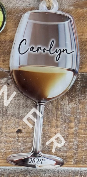 Blank Acrylic espresso martini and other cocktail ornaments