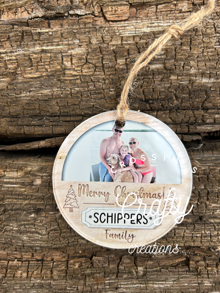 Blank Acrylic circle tag
