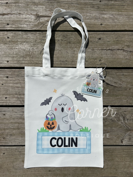 Blank Acrylic ghost name plate bag tag