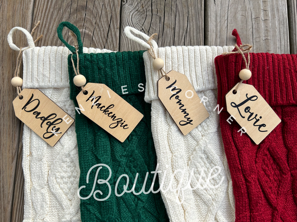 Blank Tag wood sublimation ornament