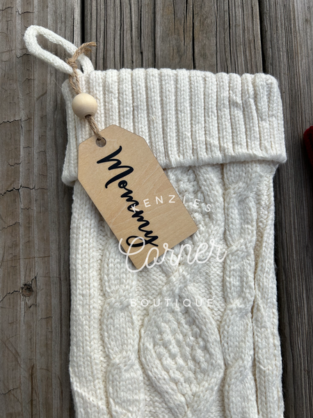 Blank Tag wood sublimation ornament