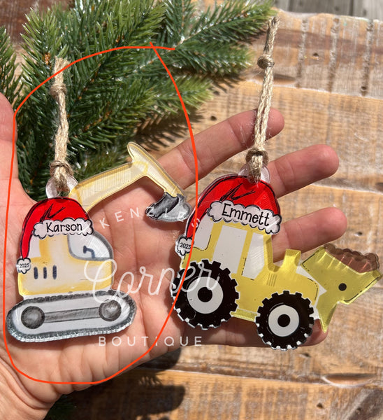 Blank Acrylic truck ornaments