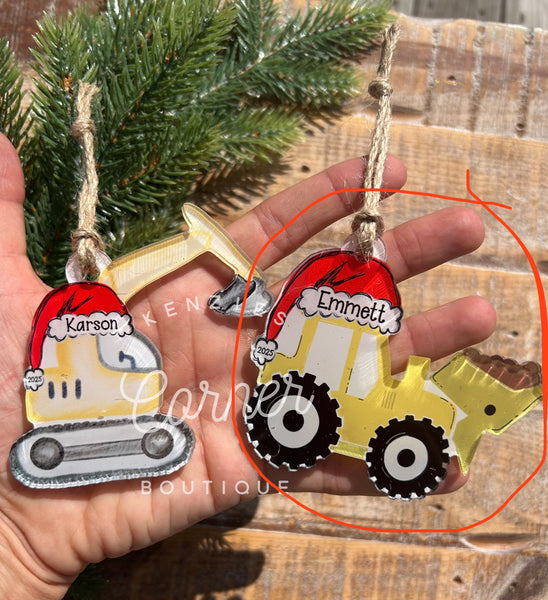 Blank Acrylic truck ornaments
