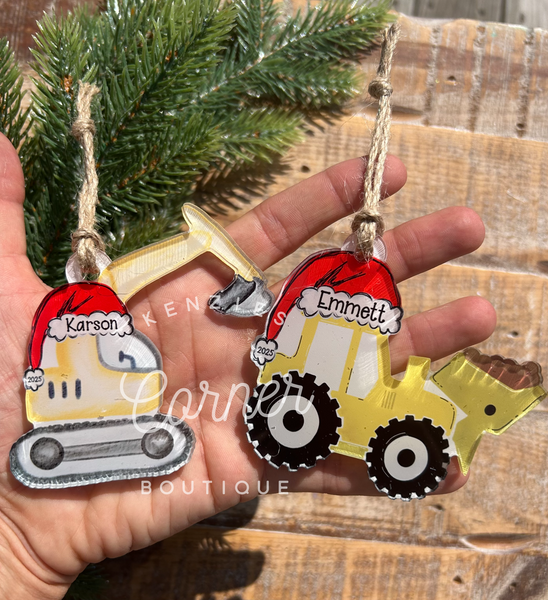 Blank Acrylic truck ornaments