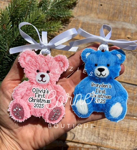 Blank Acrylic yarn ornaments