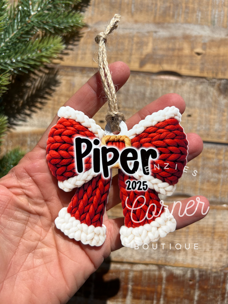 Blank Acrylic yarn ornaments