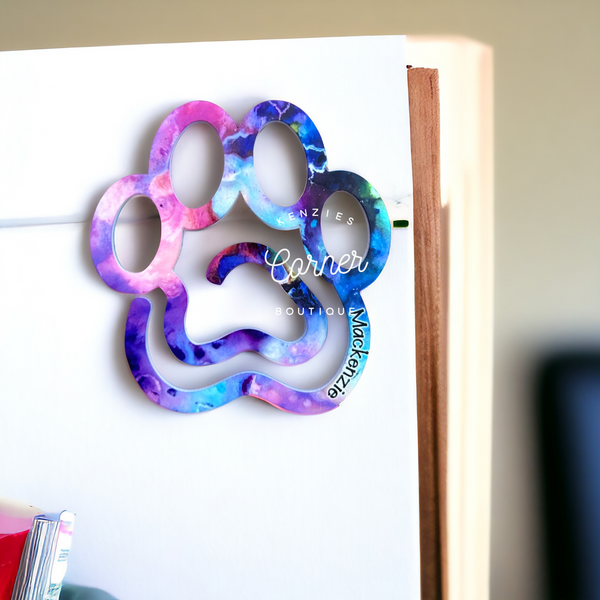 Blank Acrylic paper clip bookmark / bag clip paperclip shapes