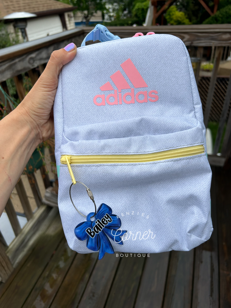 Blank Acrylic bow keychain