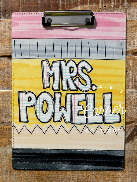 Blank sublimation clip board