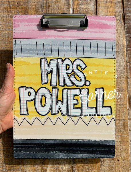 Blank sublimation clip board