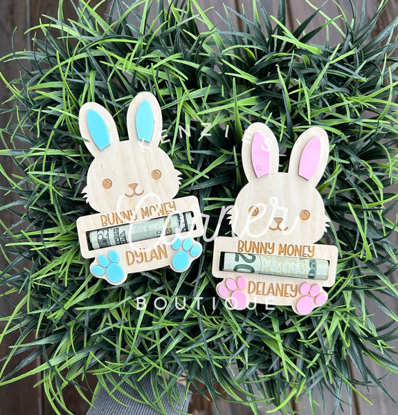 customized Bunny money holder