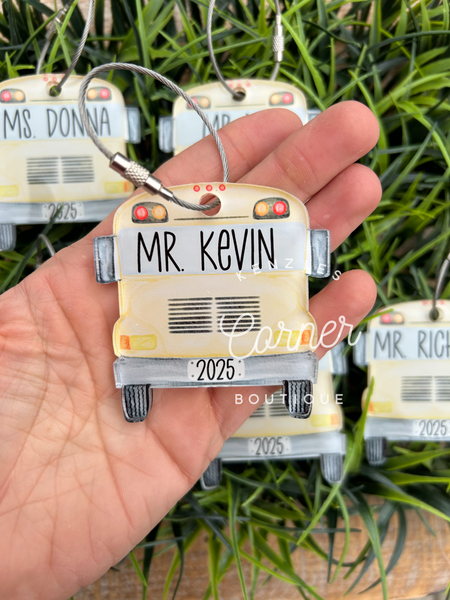 Customized Bus bag tag