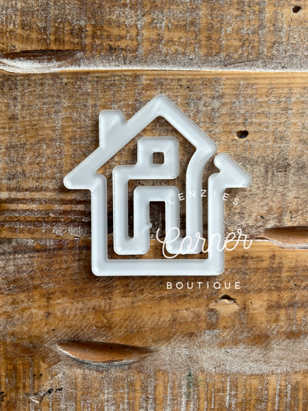 Blank Acrylic paper clip bookmark / bag clip paperclip shapes