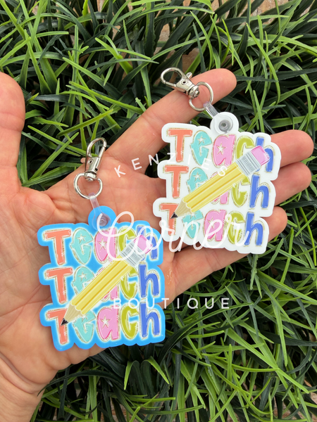 Completed Acrylic keychain shapes