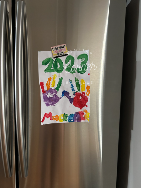 Blank Acrylic rectangle keychain or magnet