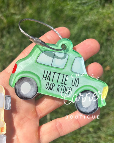 Blank Acrylic car tag or charm