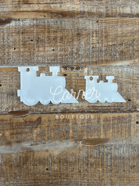 Blank Acrylic Train tag or keychain