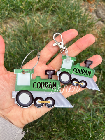 Blank Acrylic Train tag or keychain