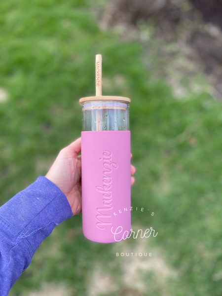 Not for sublimation Blank 17 oz glass water bottles with silicon sleeve