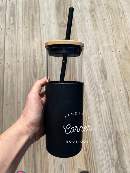 Not for sublimation Blank 22 oz glass water bottles with silicon sleeve