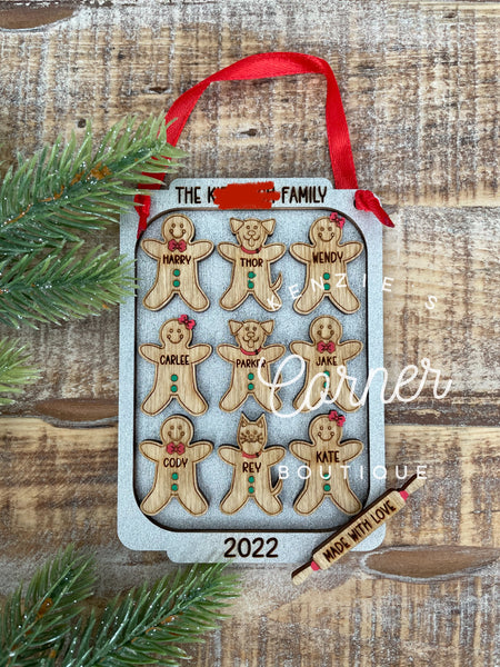 Cookie sheet ornament