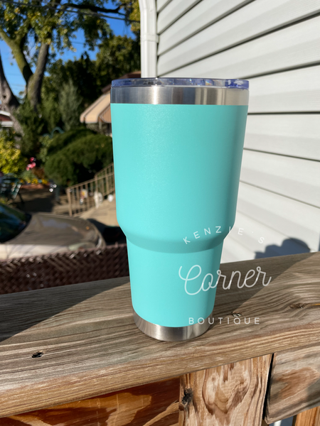 Blank powder coated 30 oz tumbler