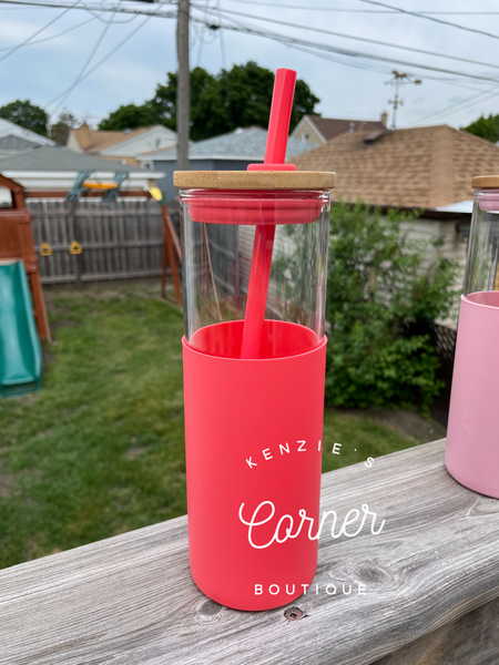 Not for sublimation Blank 22 oz glass water bottles with silicon sleeve