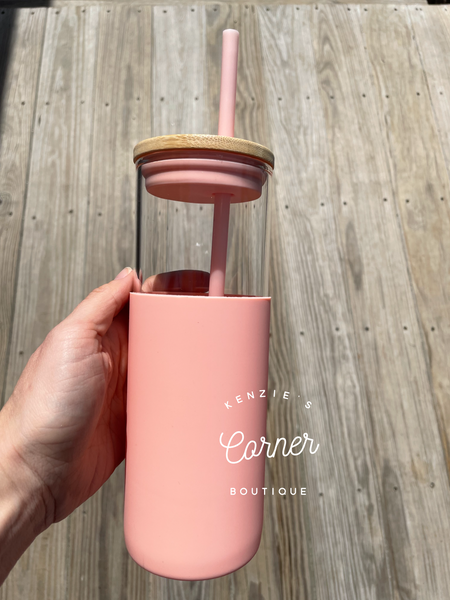 Not for sublimation Blank 22 oz glass water bottles with silicon sleeve