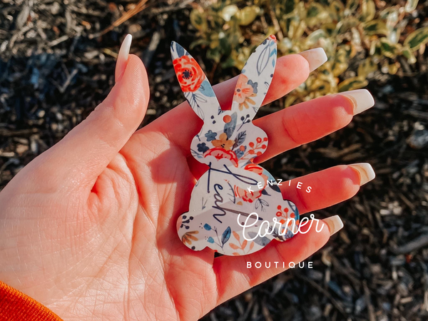 Blank sublimation MDF Easter basket tags