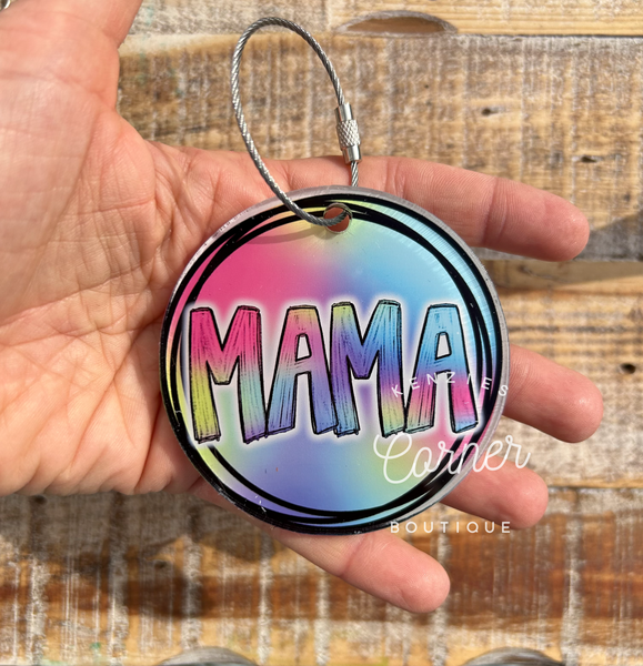 Blank Acrylic circle tag