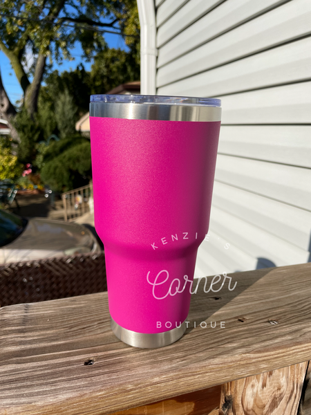 Blank powder coated 30 oz tumbler