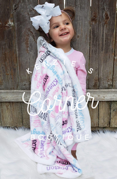 Custom made baby Blanket