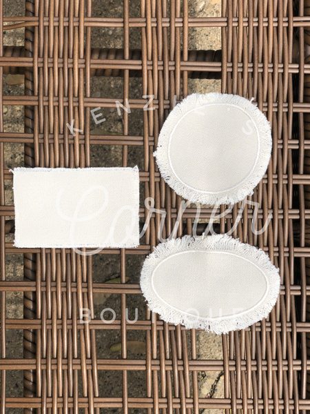 Blank patches for sublimation