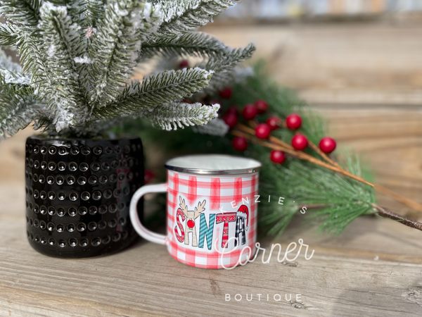 Blank 10 oz enamel mugs for sublimation