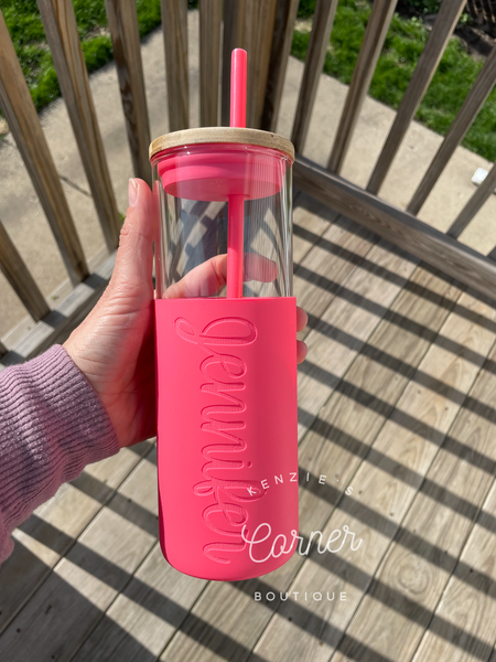 Not for sublimation Blank 22 oz glass water bottles with silicon sleeve