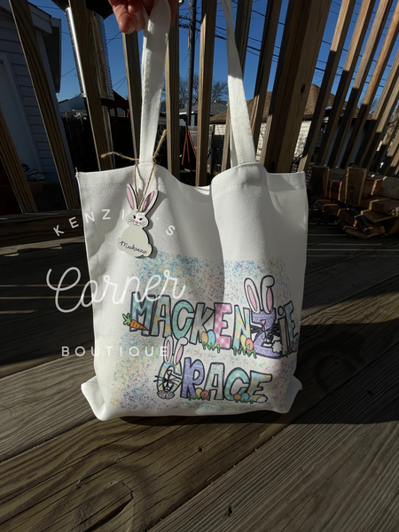 Blank sublimation MDF Easter basket tags