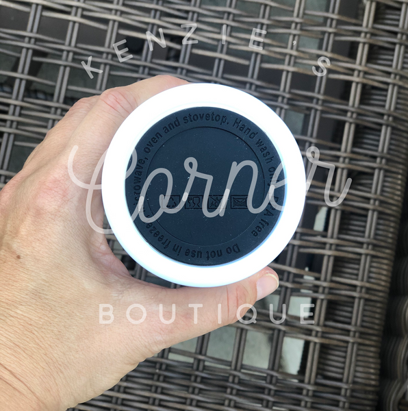 Blank rubber sticker for bottom of tumblers for sublimation