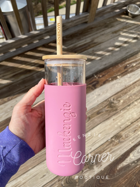 Not for sublimation Blank 17 oz glass water bottles with silicon sleeve