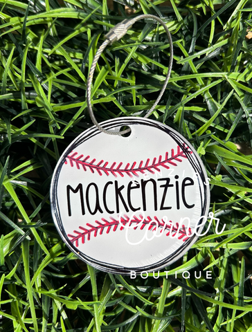 Blank Acrylic circle tag