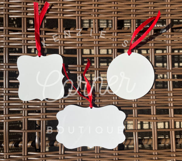 Blank sublimation MDF ornaments or Easter tags