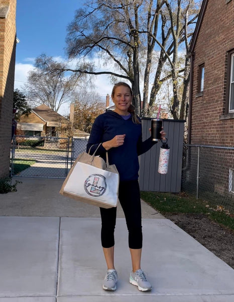 Blank burlap and white sublimation tote bag (large and medium size)