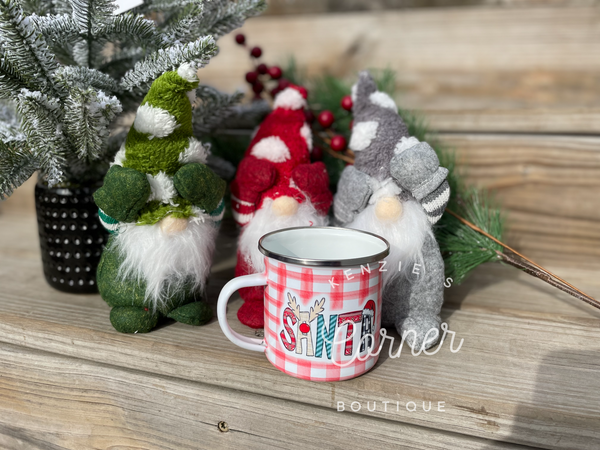 Blank 10 oz enamel mugs for sublimation