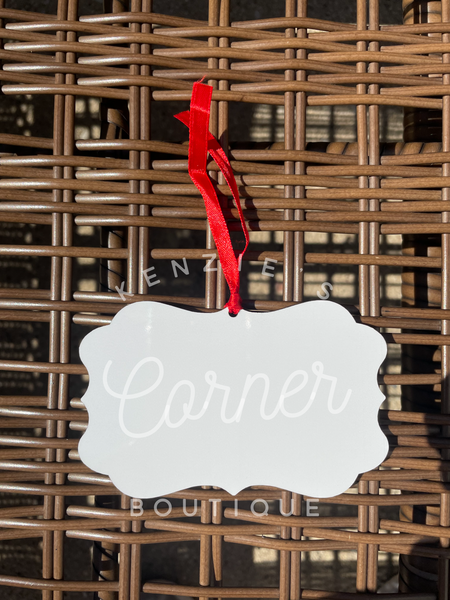 Blank sublimation MDF ornaments or Easter tags